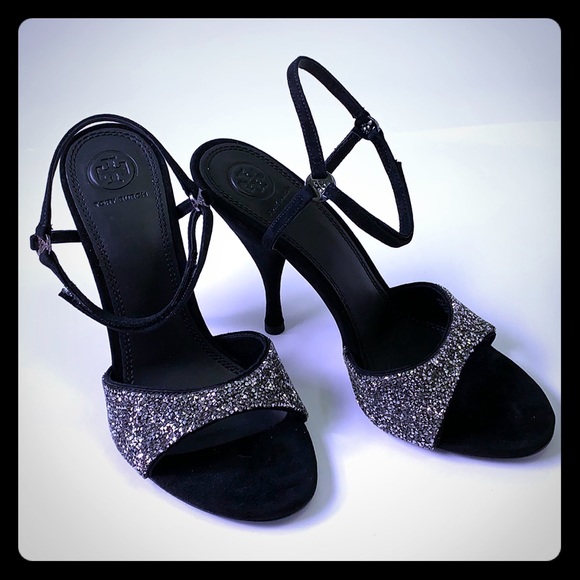 Tory Burch Elodie Suede Sandal - Picture 1 of 7